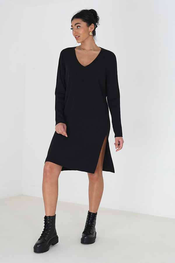 Oversized Rib Dress