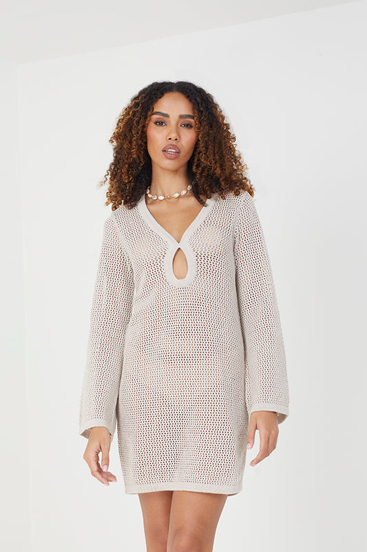Mesh Knit Dress