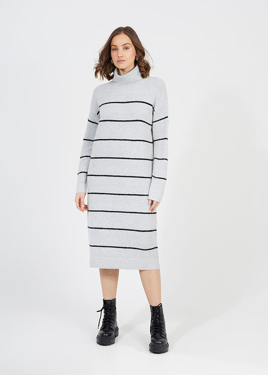 Ladies Brave Soul Grey Dress