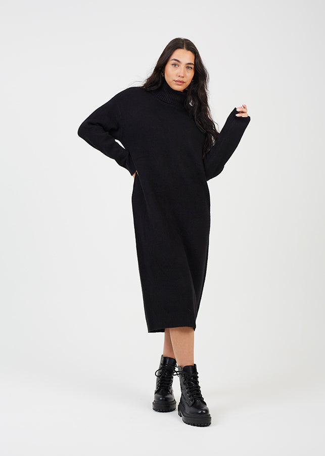 Ladies Brave Soul Black Dress