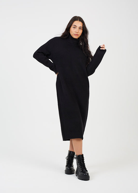 Ladies Brave Soul Black Dress