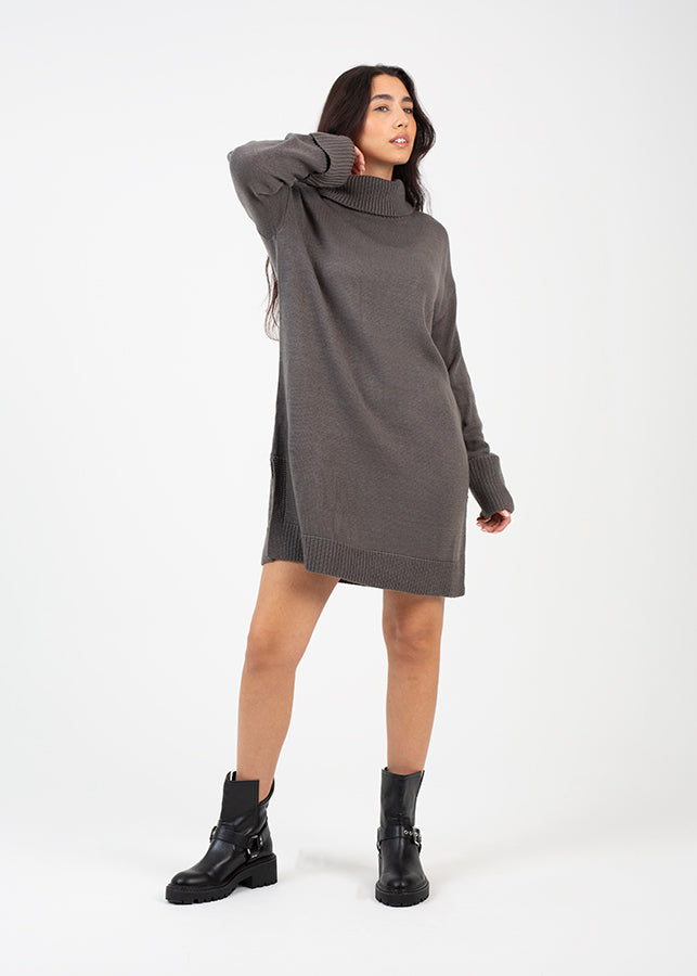 Ladies Brave Soul Charcoal Dress