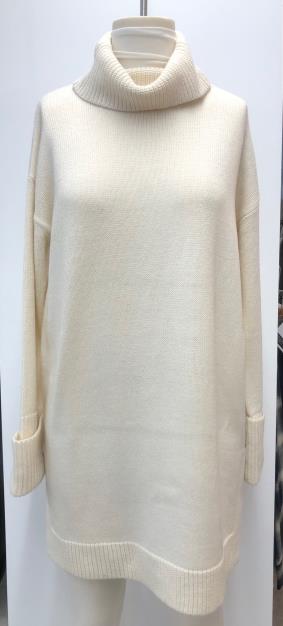 Brave Soul Bella Knitted Roll Neck Jumper Mini Dress