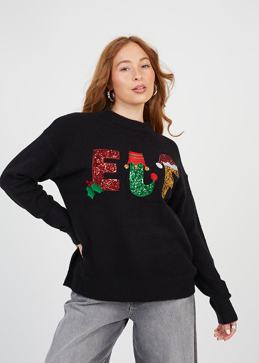 Ladies Brave Soul Black Knitwear