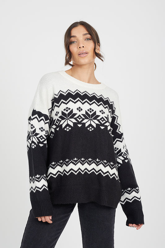 Ladies Brave Soul Black Knitwear