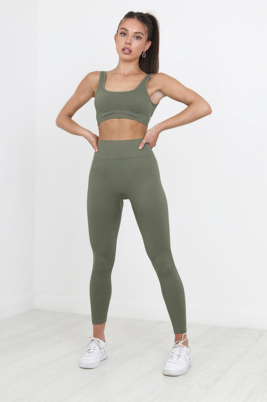 Seamless Ribbed Leggings