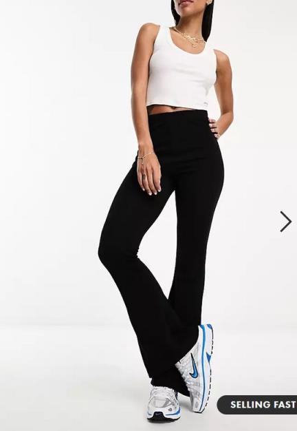 Night Addict Namya Crepe Flared Leggings