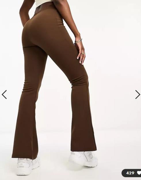 Night Addict Namya Crepe Flared Leggings