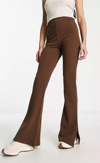 Side Split Flared Leggings