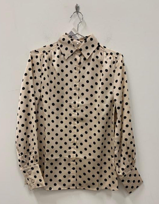 Satin Button Trg Shirt