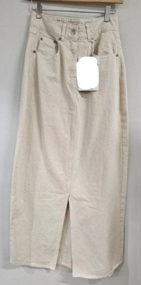 Ladies Going Somewhere Beige Skirt