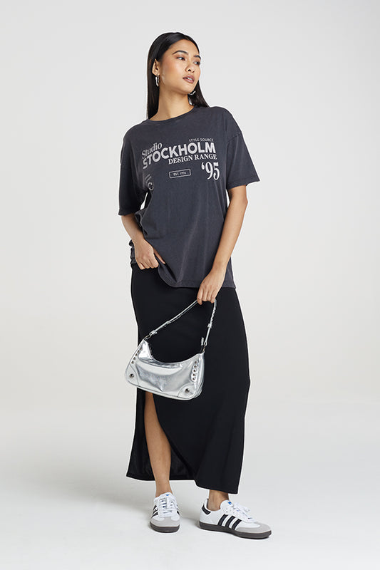 Column Maxi Skirt