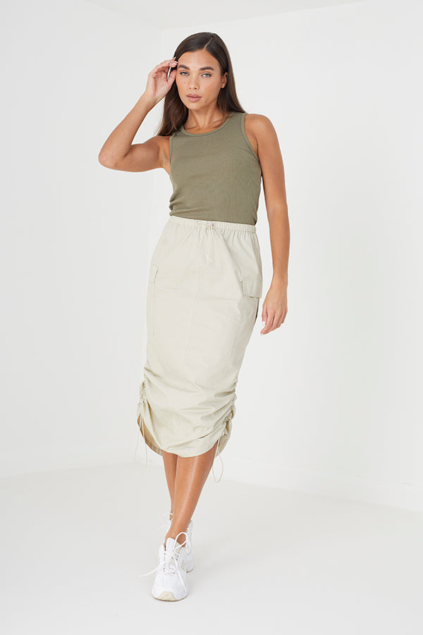 Maxi Parachute Skirt