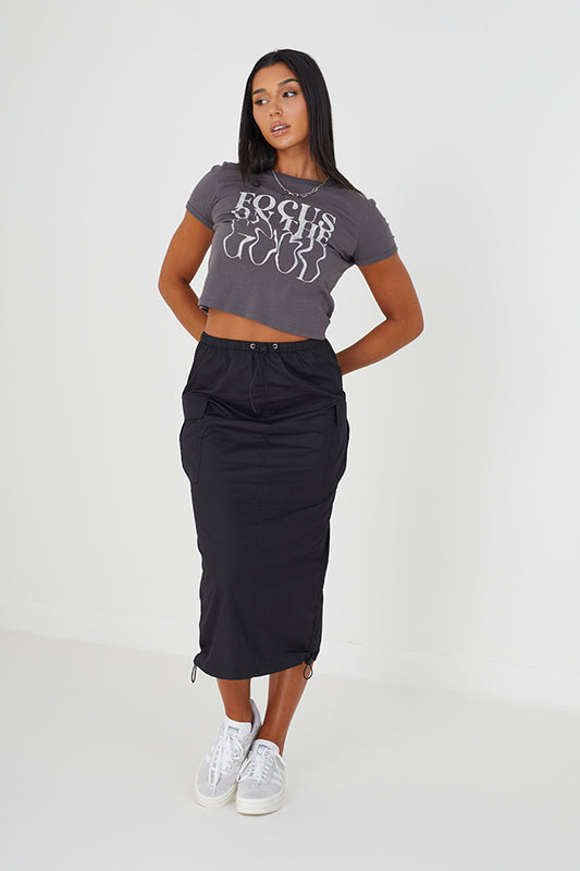 Maxi Parachute Skirt