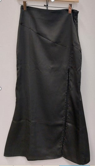 Satin Midi Skirt