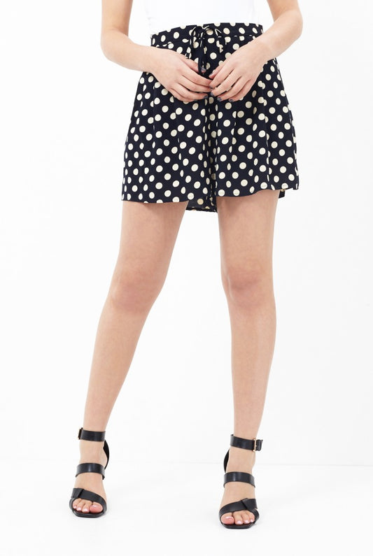 Micky Polka Dot Print Culotte Shorts