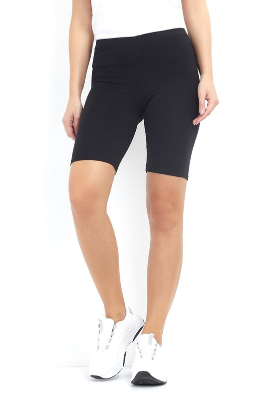 Stretchy Black Cycling Shorts