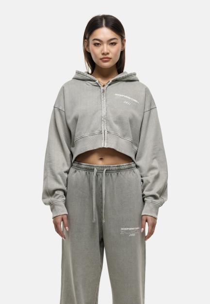 Good For Nothing Forever Cropped Hoodie