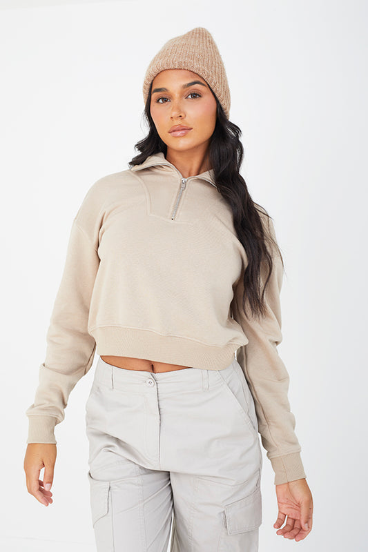 Quarter Zip Sweat-Shirt