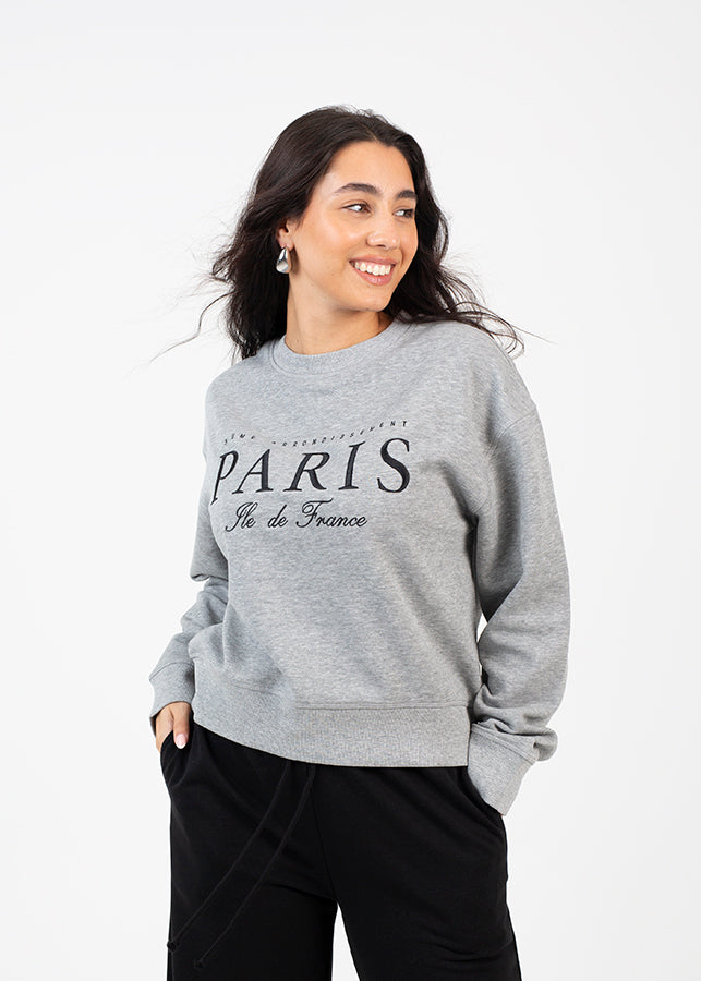 Ladies Brave Soul Grey Sweatshirt