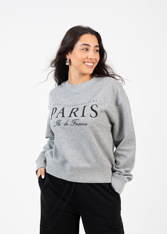 Ladies Brave Soul Grey Sweatshirt