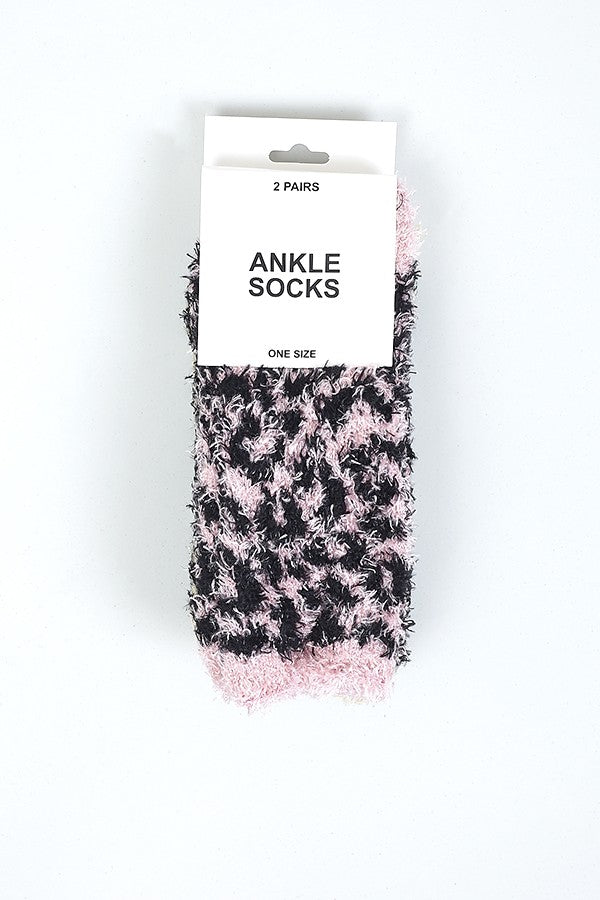 2 Pk Of Fluffy Socks