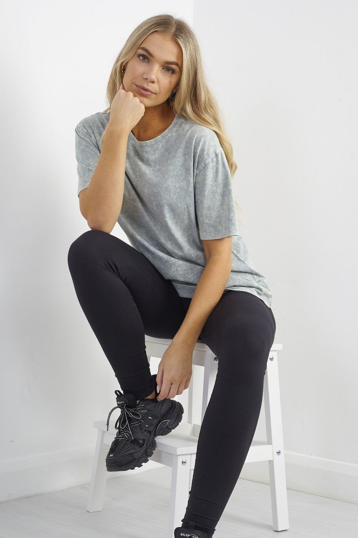 Tpack Plain Black Stretchy Leggings