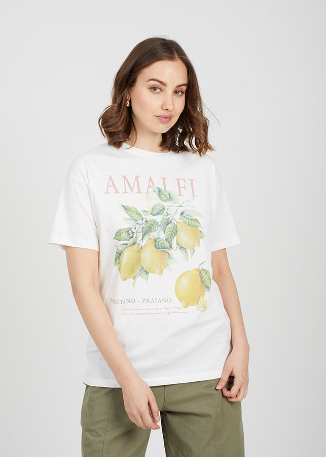 'Amalfi' Lemons Oversize Tee