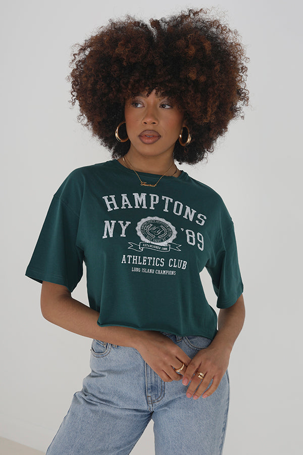New York' Printed Cropped T-Shirt