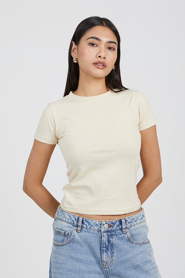 Crew Neck Basic Tee