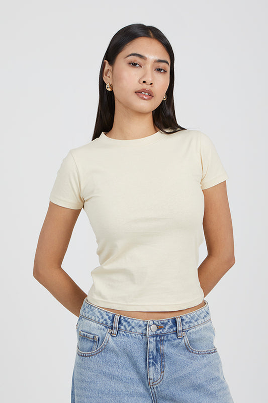 Crew Neck Basic Tee