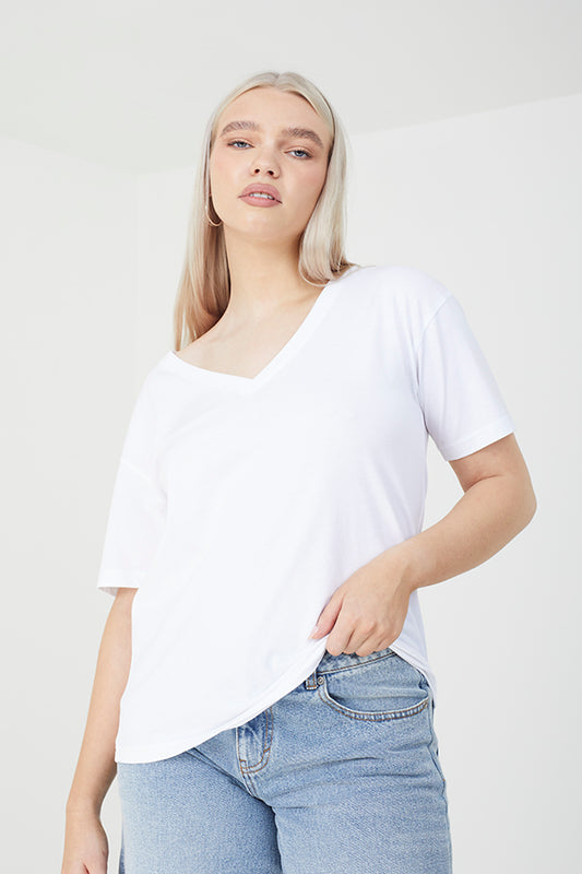 V-Neck Basic Tee