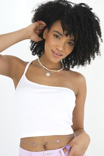 One Strap Crop Vest