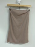 Brave Soul Ribbed Asymmetric Top With Side Split