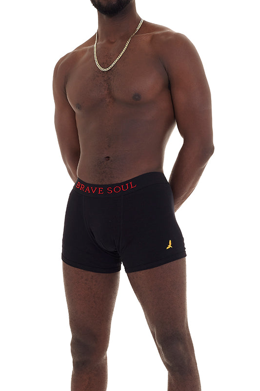 Three Pack Branded Jersey Boxer Shorts