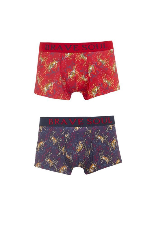 Tiger Print Tpack Branded Boxers