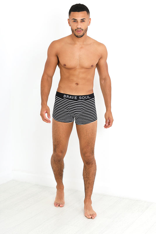Stripe Print Mix Five Pack Boxers