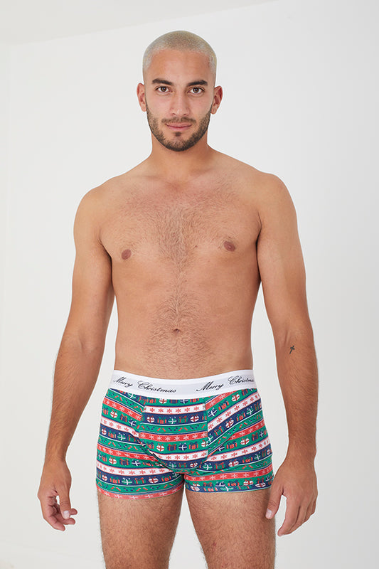 Xmas 3 Pack Printed Boxers