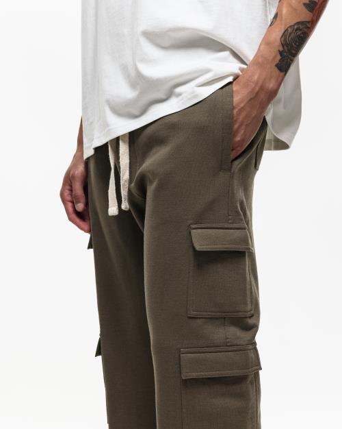 Regular Fit Jersey Cargo Joggers