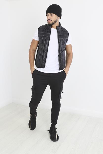Side Pocket Elasticated Waist Skinny Fit Joggers