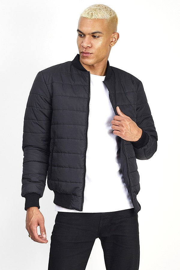Mens Brave Soul Black Jacket