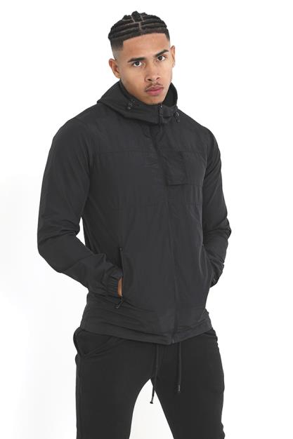 Zip Through Hooded Lightweight Jacket