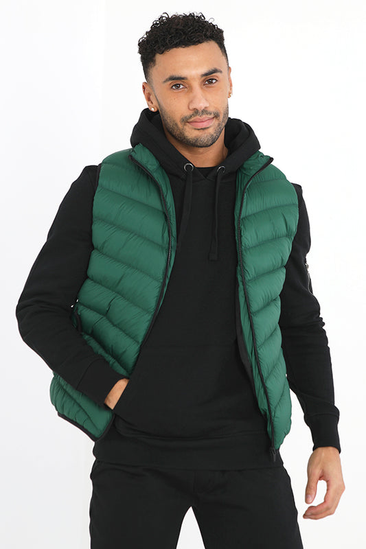 Mens Brave Soul Green Jacket
