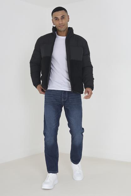 Funnel Neck Padded Jacket