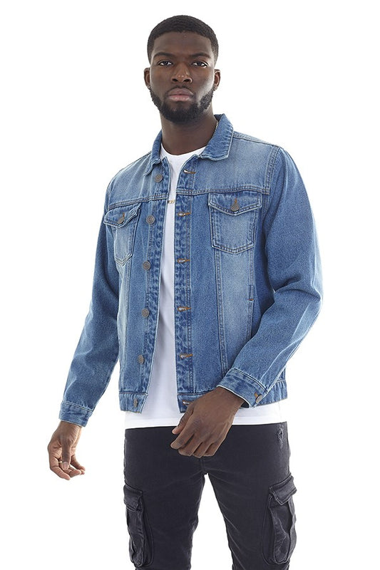 Washed Blue Denim Jacket
