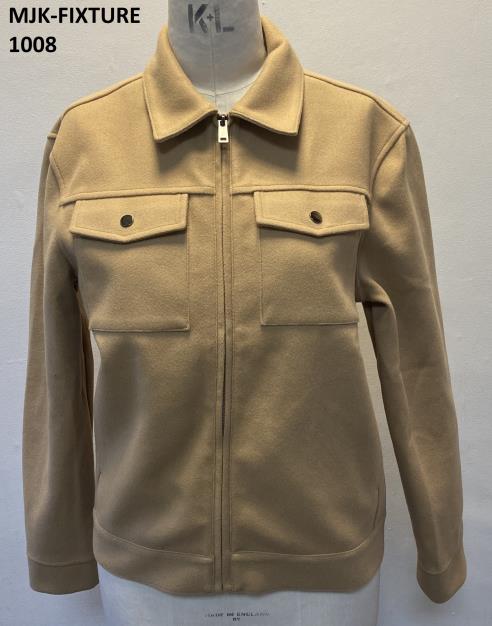 Faux Wool Western Style Jacket