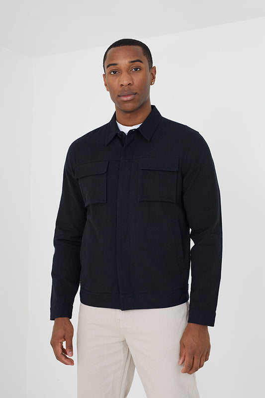 Mens Brave Soul Black Jacket