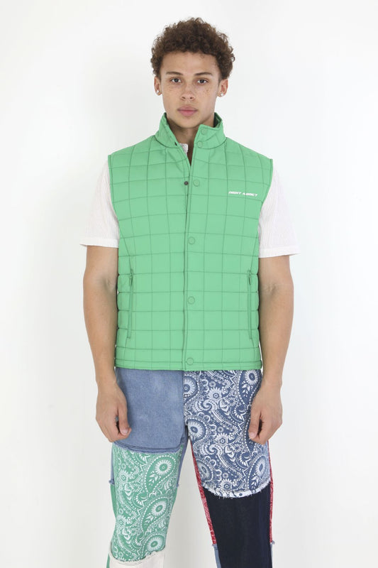 Quilted Padded Gilet Cf Fastens