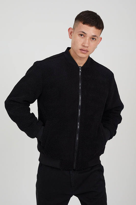Mens Brave Soul Black Jacket