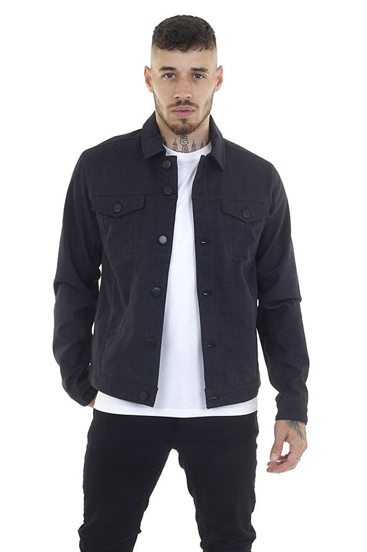 Black Western Style Smart Jacket